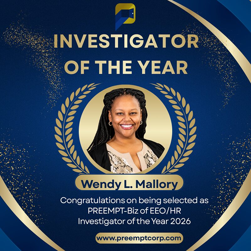 PREEMPT-Biz of EEOHR-Wendy Mallory Investigator of the Year 2026