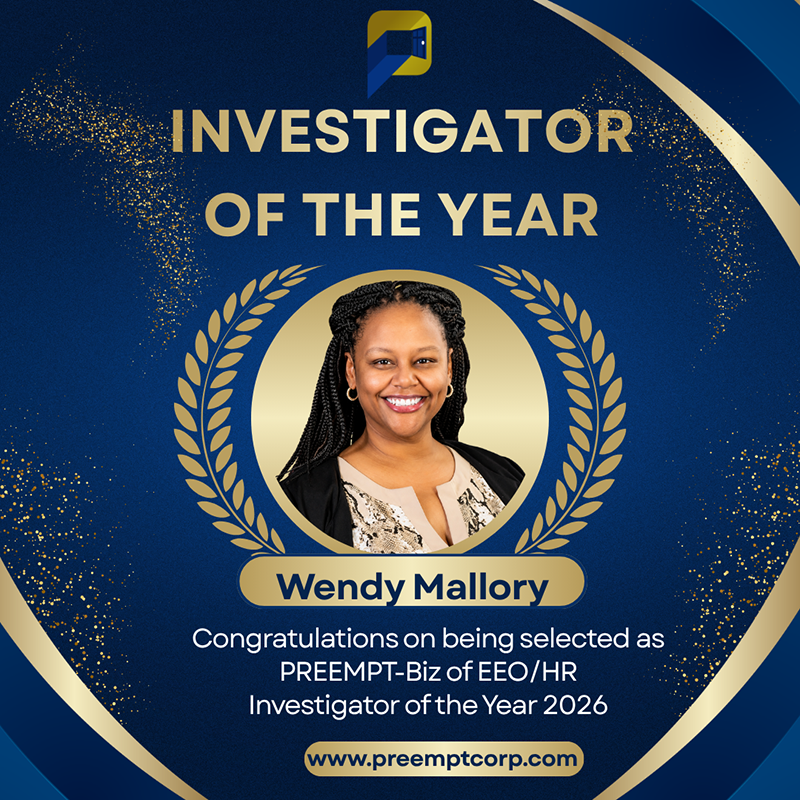 PREEMPT-Biz of EEOHR-Wendy-Mallory Investigator of the Year